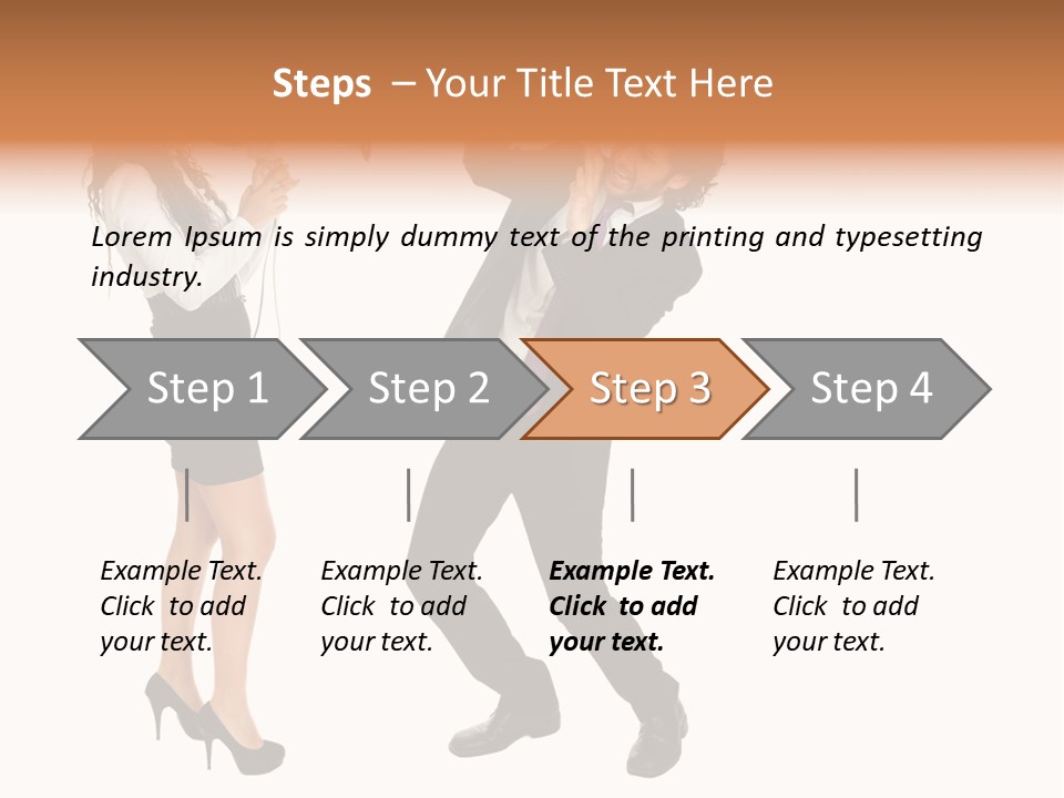 Yell Terrified Female PowerPoint Template