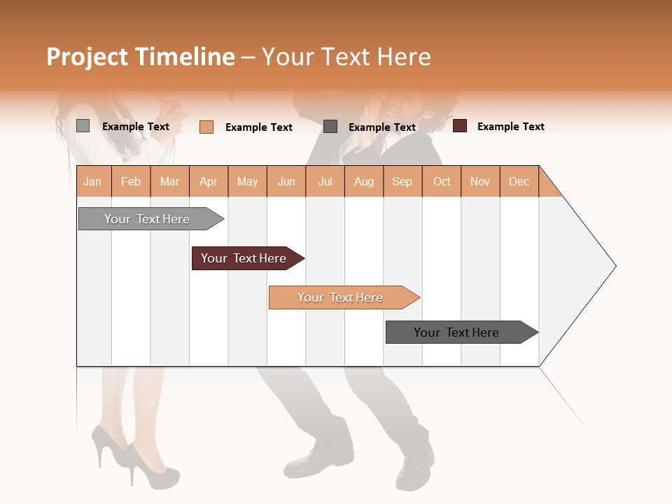 Yell Terrified Female PowerPoint Template
