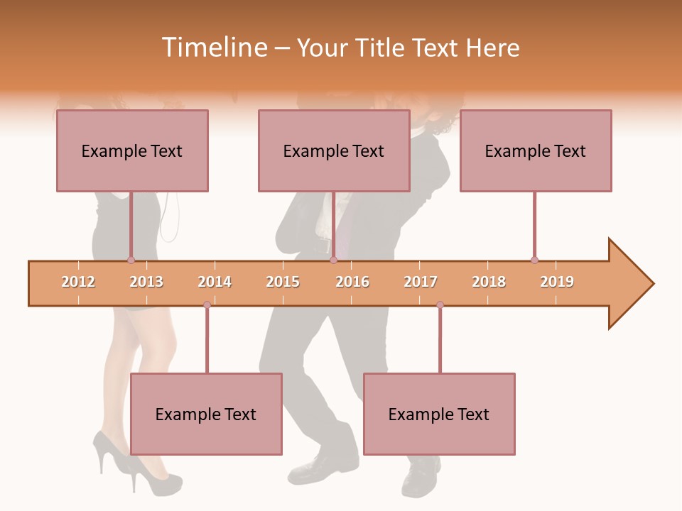 Yell Terrified Female PowerPoint Template