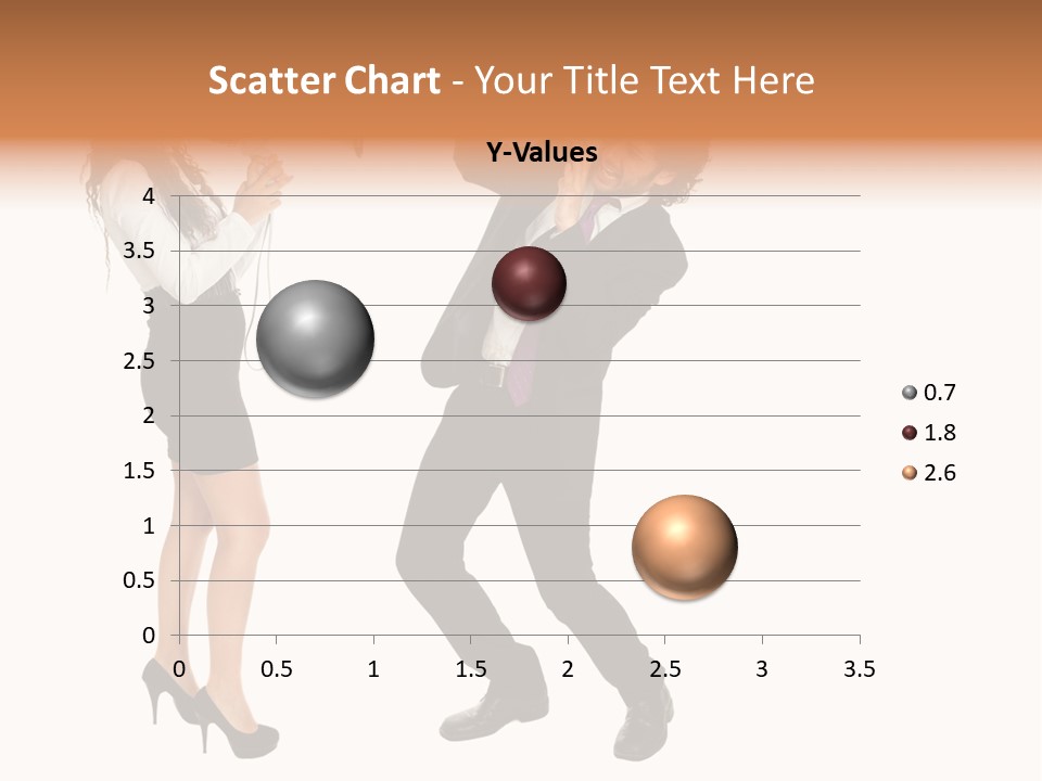 Yell Terrified Female PowerPoint Template