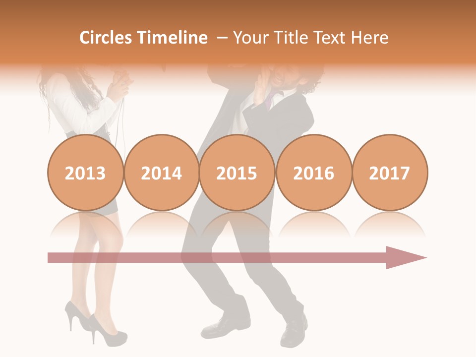 Yell Terrified Female PowerPoint Template