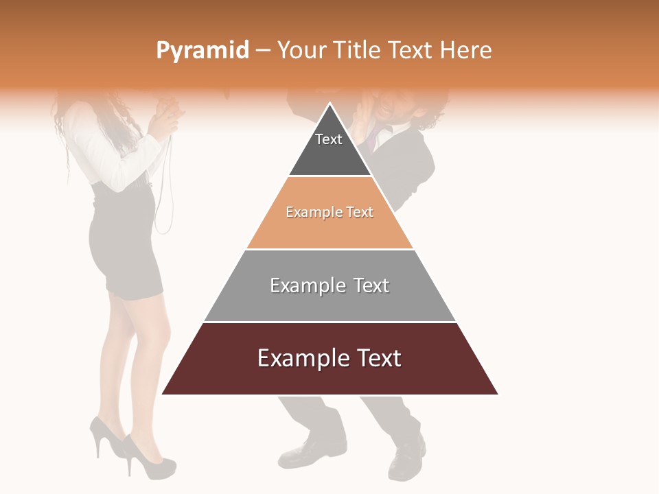 Yell Terrified Female PowerPoint Template