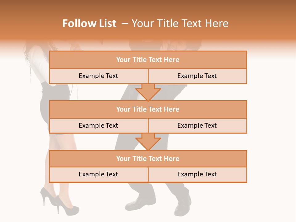 Yell Terrified Female PowerPoint Template