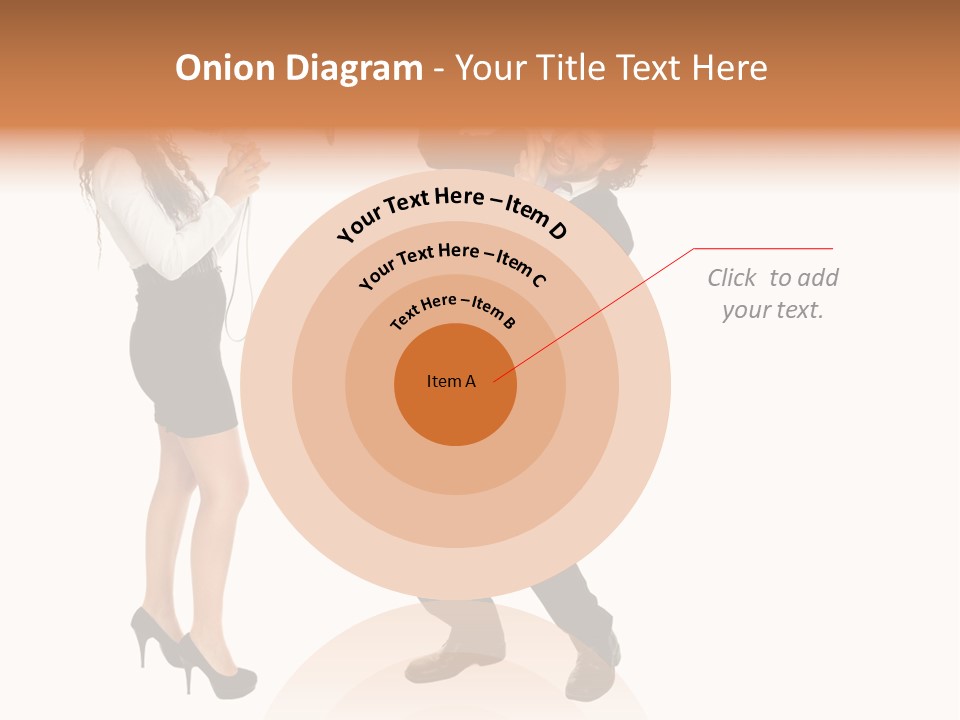 Yell Terrified Female PowerPoint Template