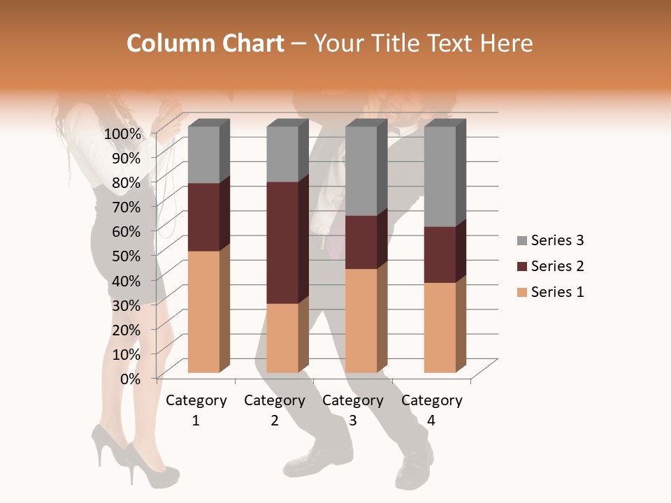 Yell Terrified Female PowerPoint Template