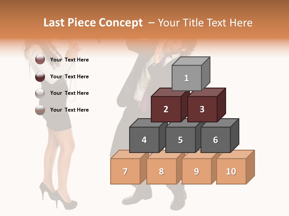 Yell Terrified Female PowerPoint Template