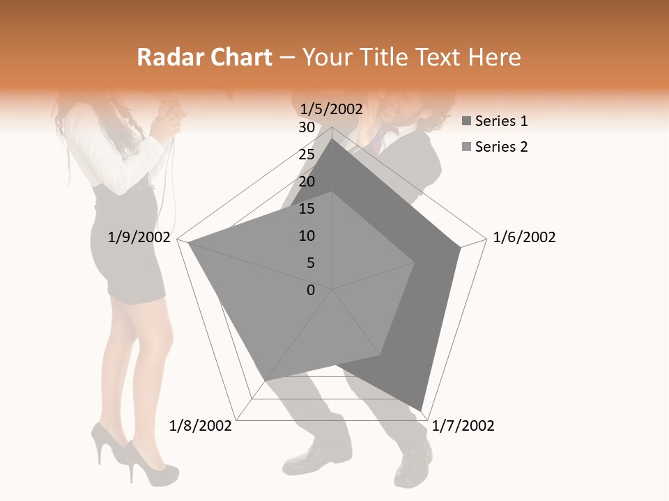 Yell Terrified Female PowerPoint Template