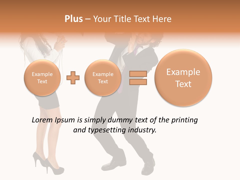 Yell Terrified Female PowerPoint Template