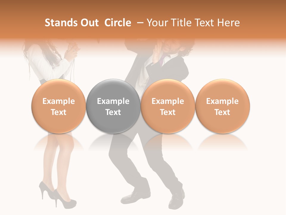 Yell Terrified Female PowerPoint Template