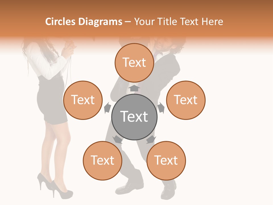 Yell Terrified Female PowerPoint Template