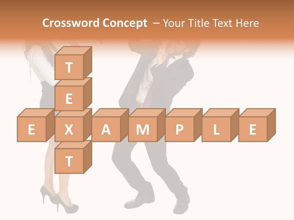 Yell Terrified Female PowerPoint Template