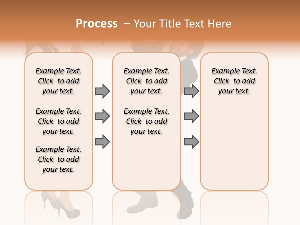 Yell Terrified Female PowerPoint Template