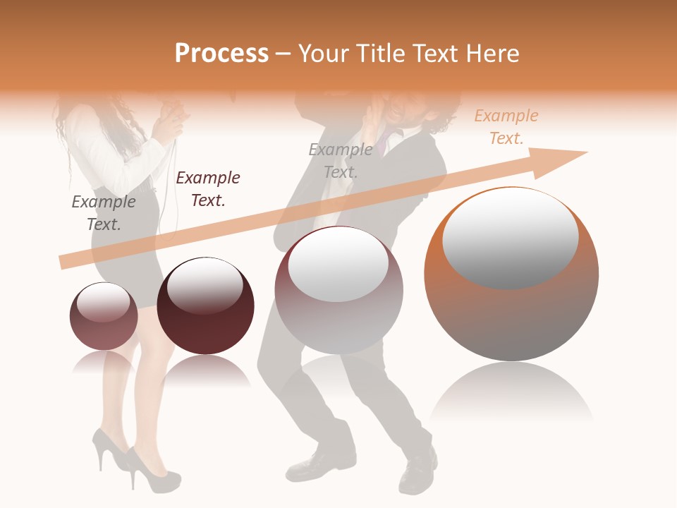 Yell Terrified Female PowerPoint Template