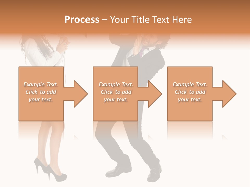 Yell Terrified Female PowerPoint Template