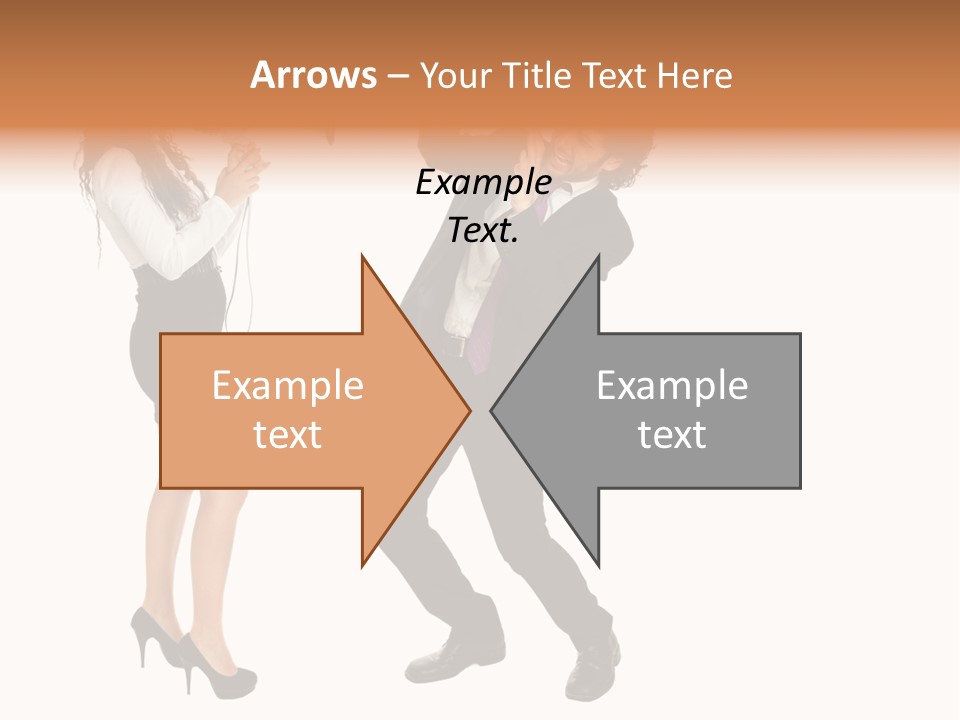 Yell Terrified Female PowerPoint Template