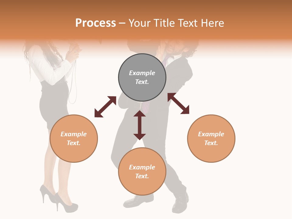 Yell Terrified Female PowerPoint Template