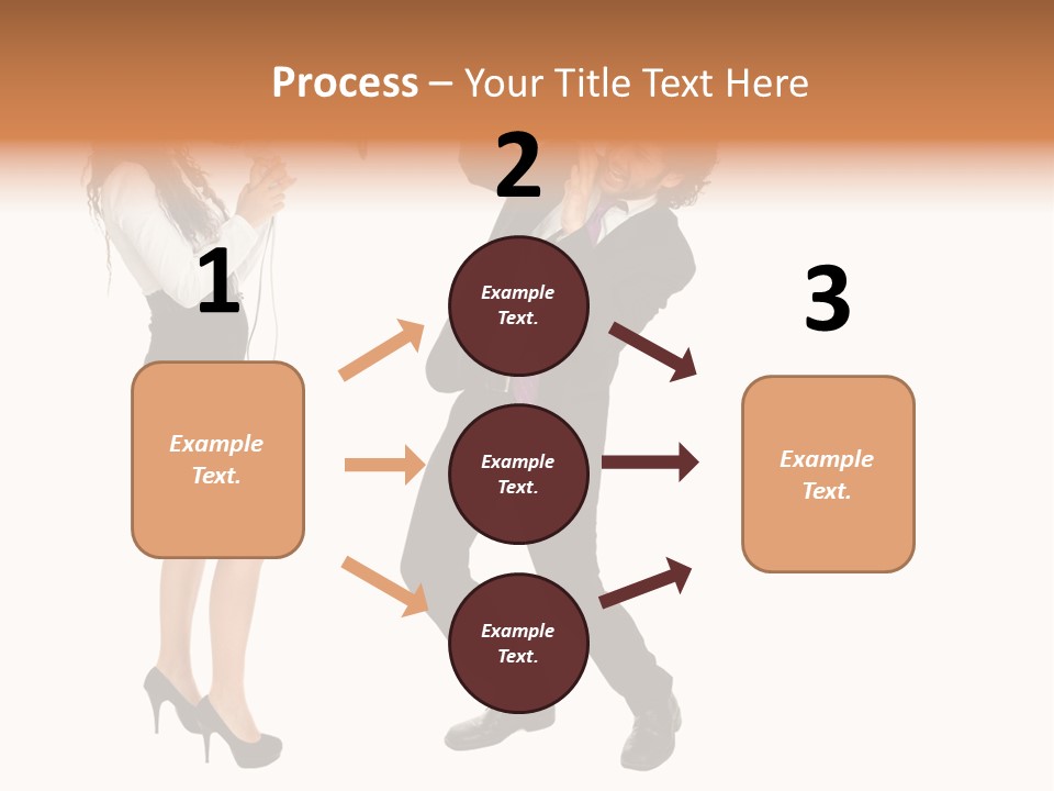 Yell Terrified Female PowerPoint Template