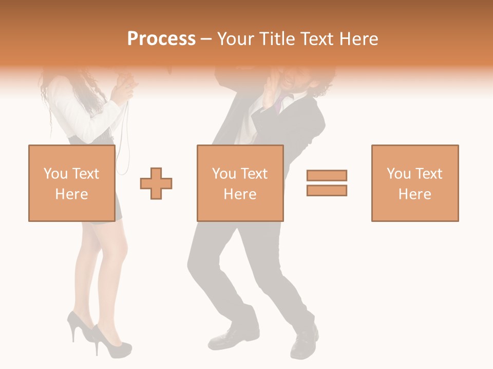 Yell Terrified Female PowerPoint Template