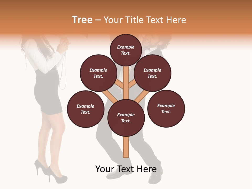 Yell Terrified Female PowerPoint Template