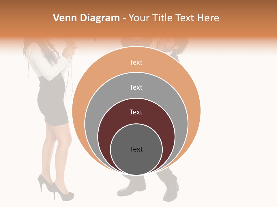 Yell Terrified Female PowerPoint Template