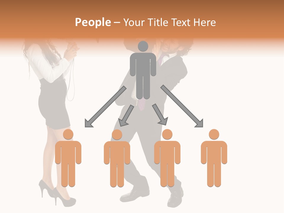 Yell Terrified Female PowerPoint Template