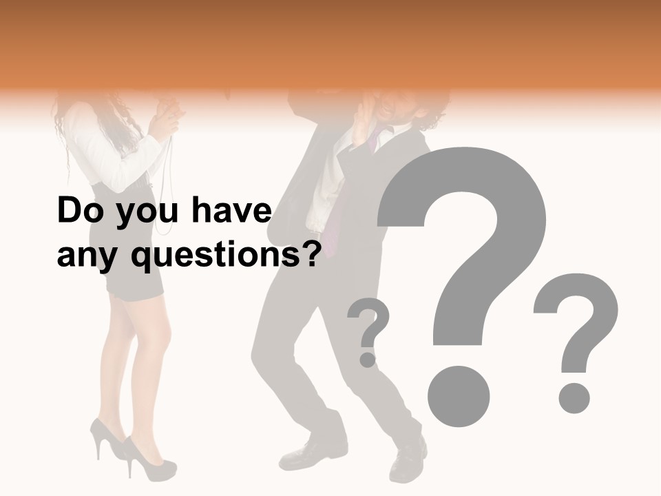 Yell Terrified Female PowerPoint Template