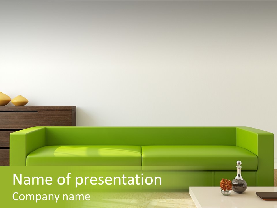 Colorful Design Interior PowerPoint Template