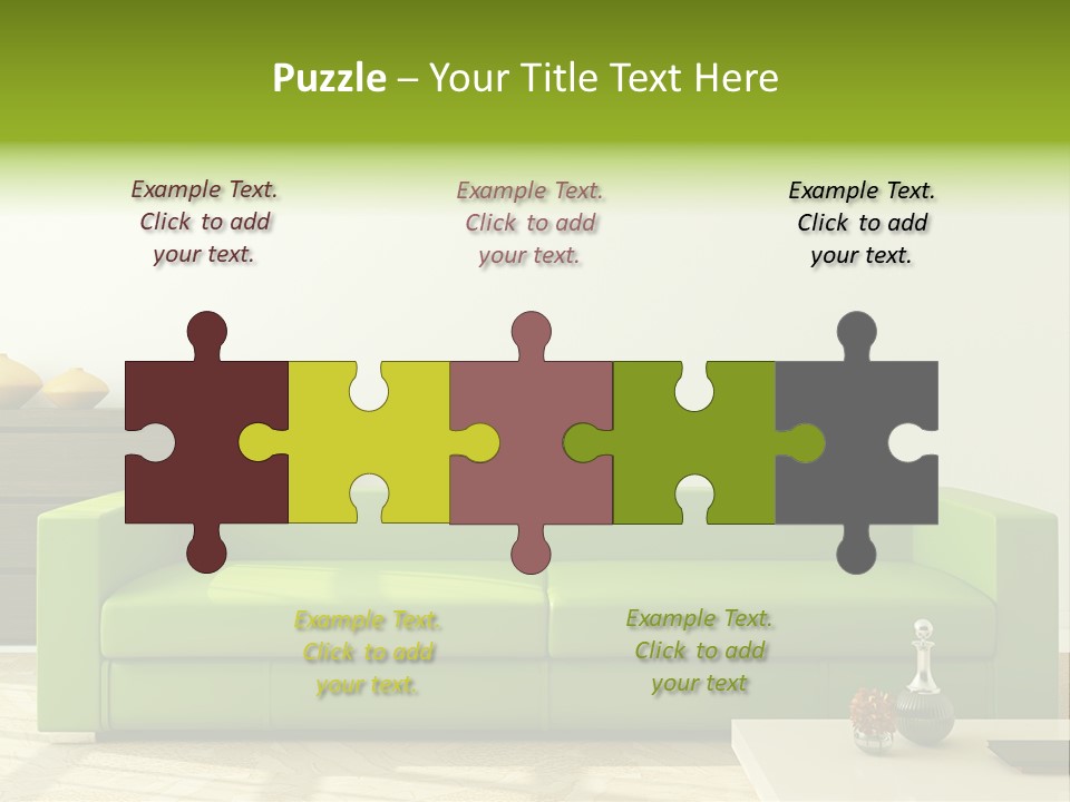 Colorful Design Interior PowerPoint Template