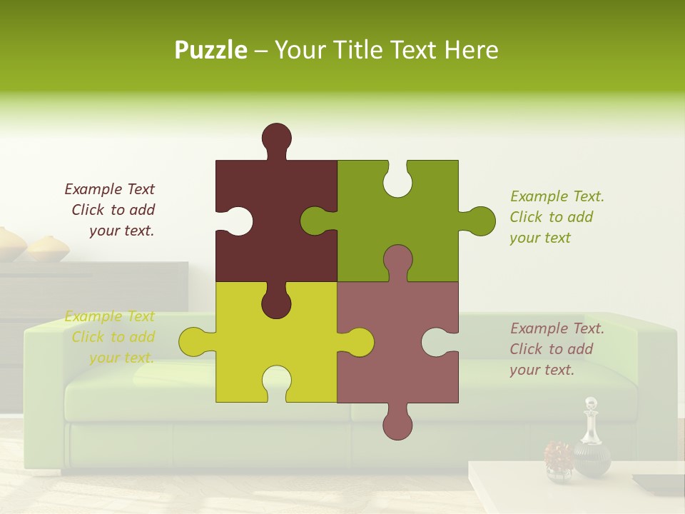 Colorful Design Interior PowerPoint Template