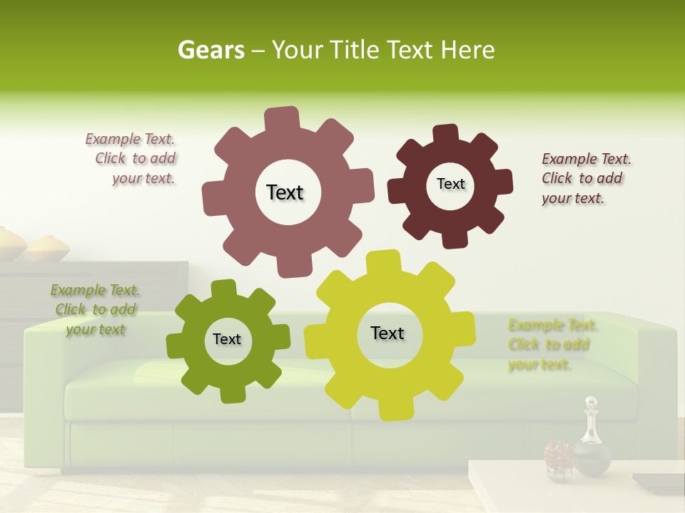 Colorful Design Interior PowerPoint Template