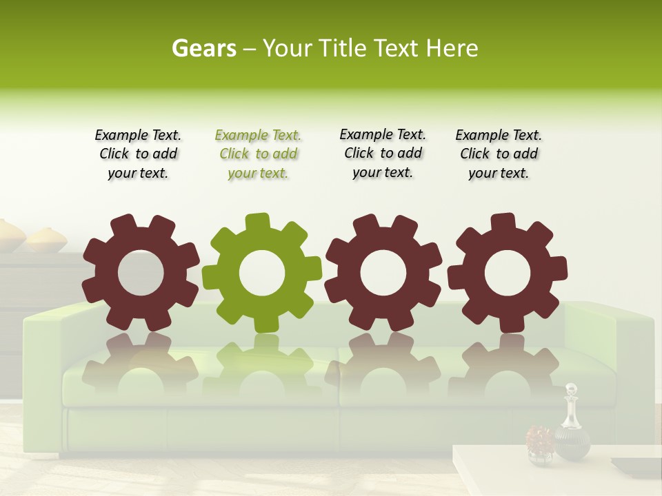 Colorful Design Interior PowerPoint Template