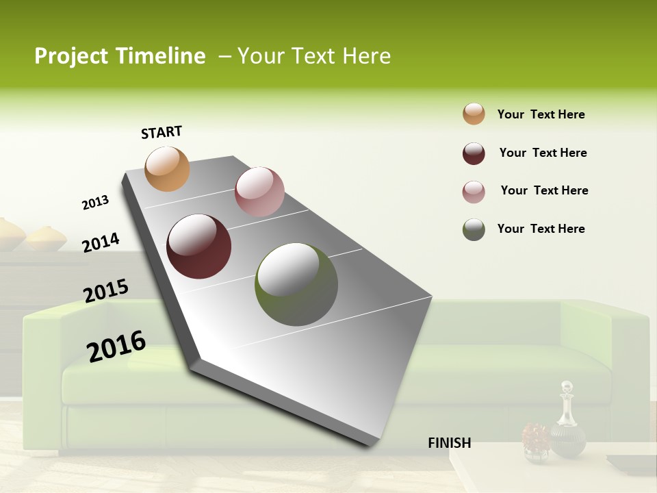 Colorful Design Interior PowerPoint Template