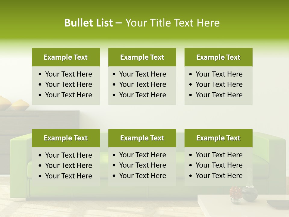 Colorful Design Interior PowerPoint Template