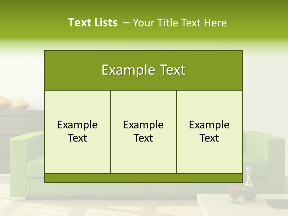 Colorful Design Interior PowerPoint Template