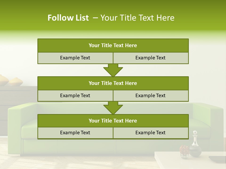 Colorful Design Interior PowerPoint Template