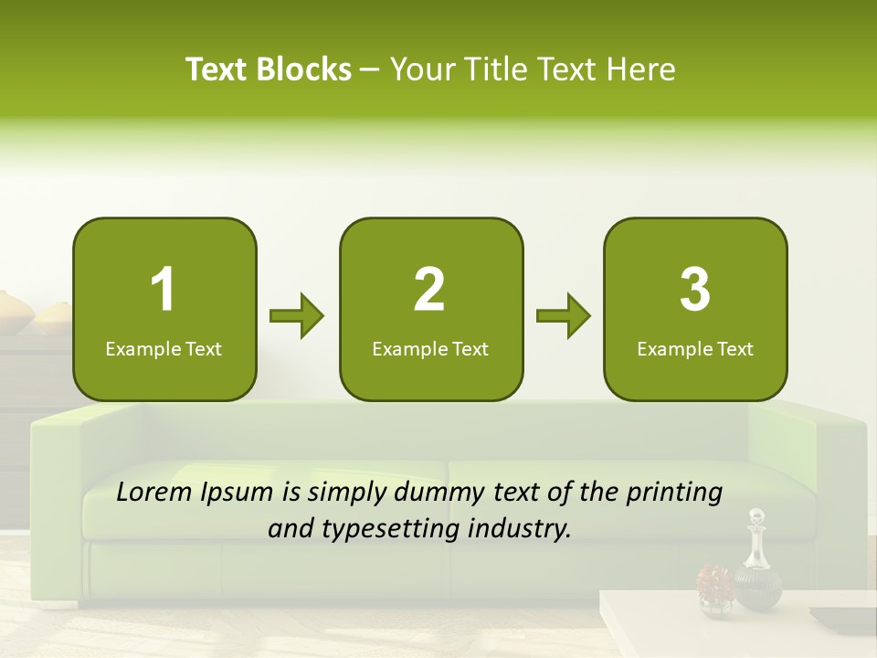 Colorful Design Interior PowerPoint Template