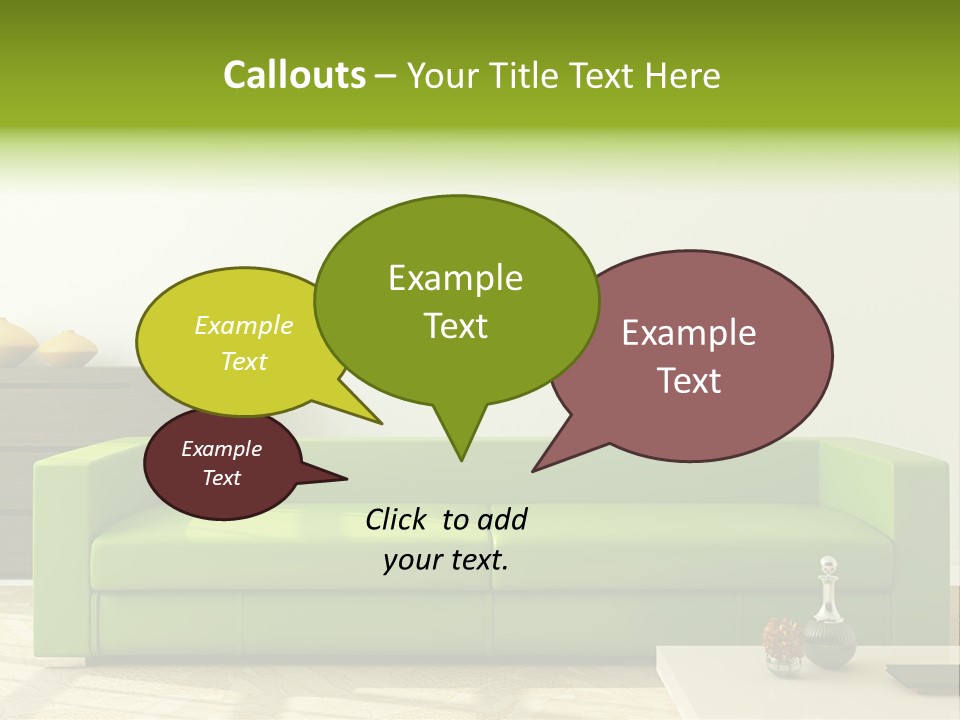 Colorful Design Interior PowerPoint Template