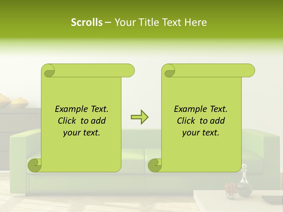 Colorful Design Interior PowerPoint Template