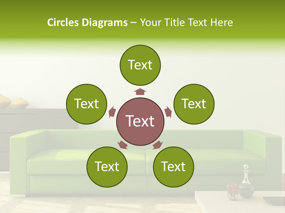 Colorful Design Interior PowerPoint Template