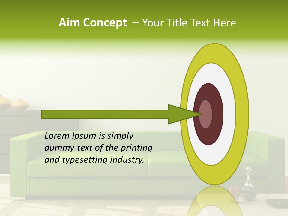 Colorful Design Interior PowerPoint Template