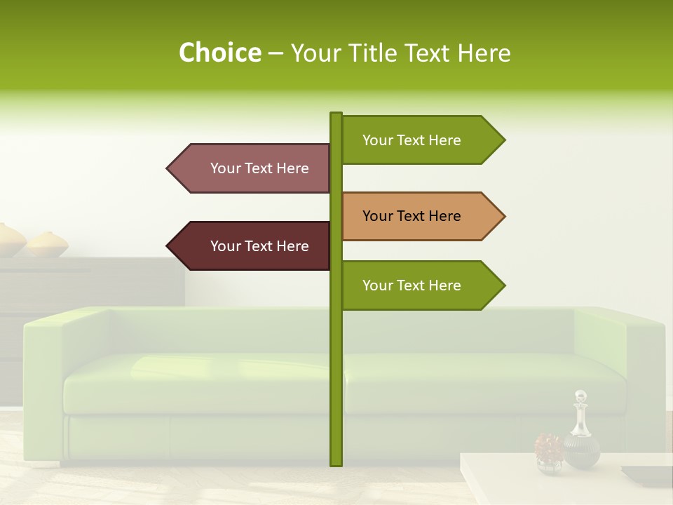 Colorful Design Interior PowerPoint Template