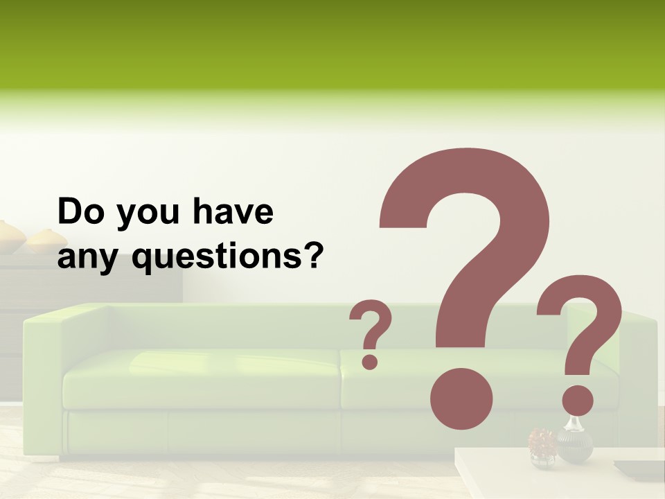 Colorful Design Interior PowerPoint Template