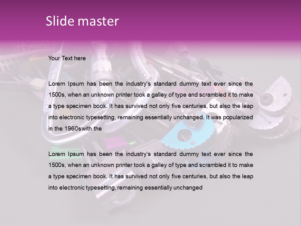 Holder Extreme Knot PowerPoint Template