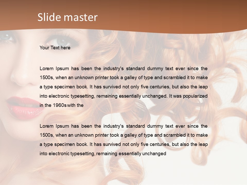 Studio Long Glamour PowerPoint Template