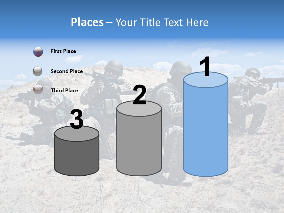 Rifle Infantry Military PowerPoint Template