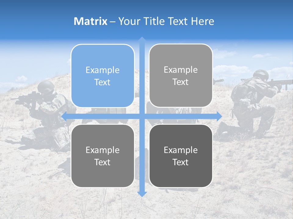 Rifle Infantry Military PowerPoint Template