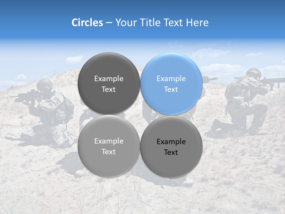 Rifle Infantry Military PowerPoint Template