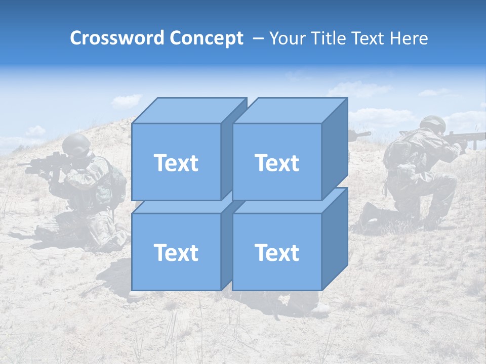 Rifle Infantry Military PowerPoint Template