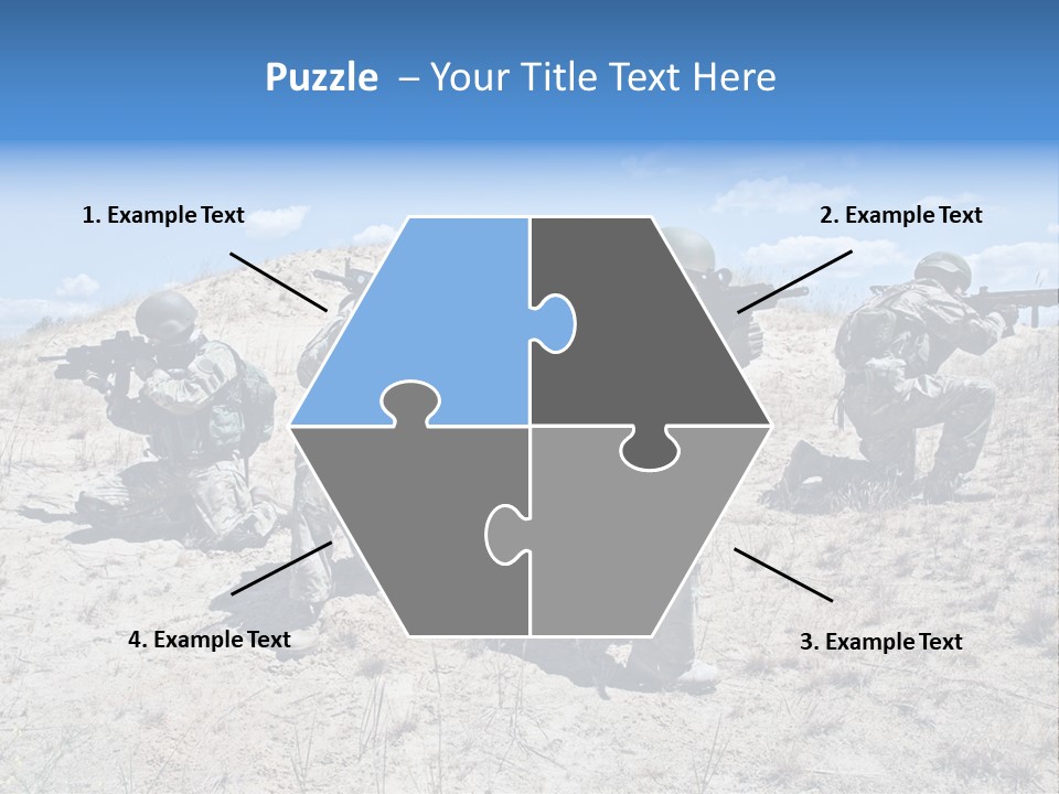 Rifle Infantry Military PowerPoint Template