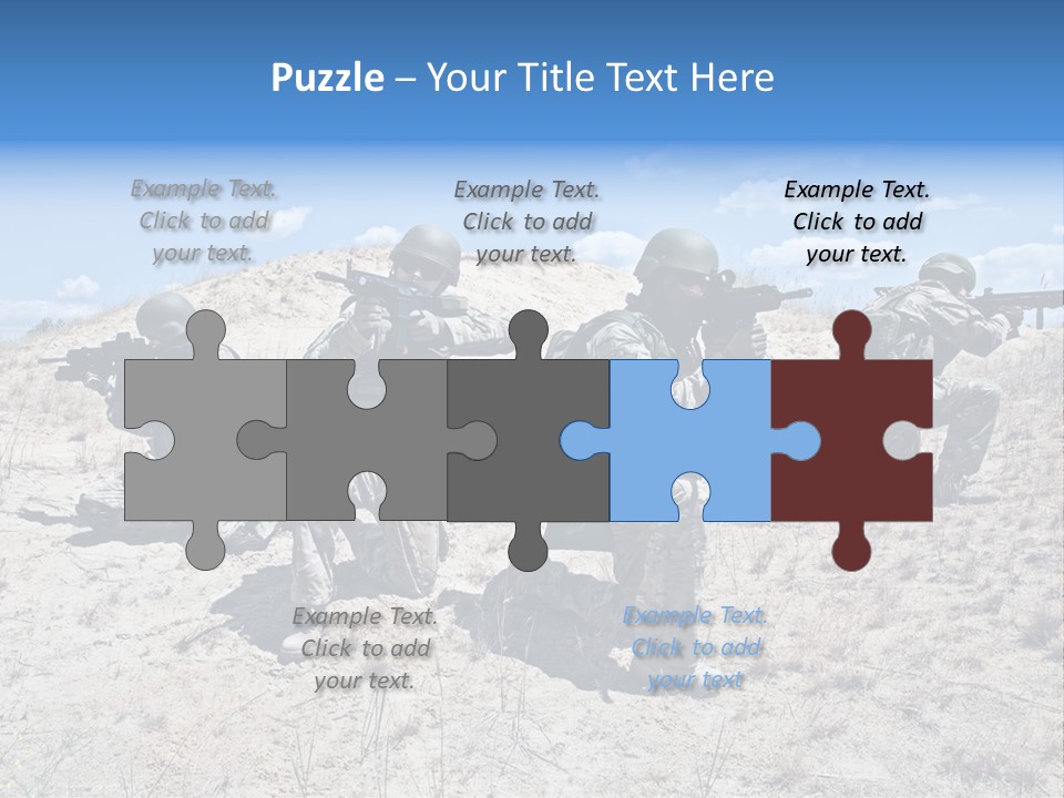 Rifle Infantry Military PowerPoint Template
